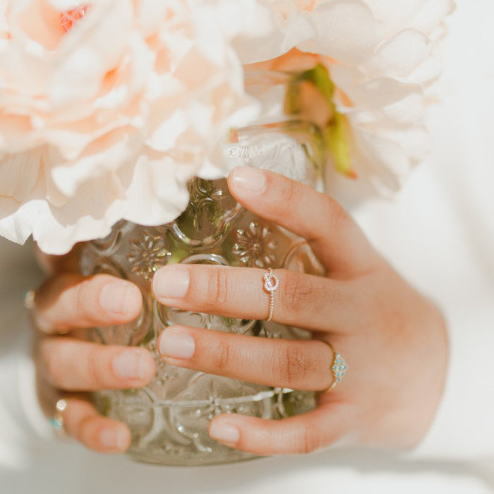 Sterling Silver Loveknot Ring - 14kt Gold Vermeil