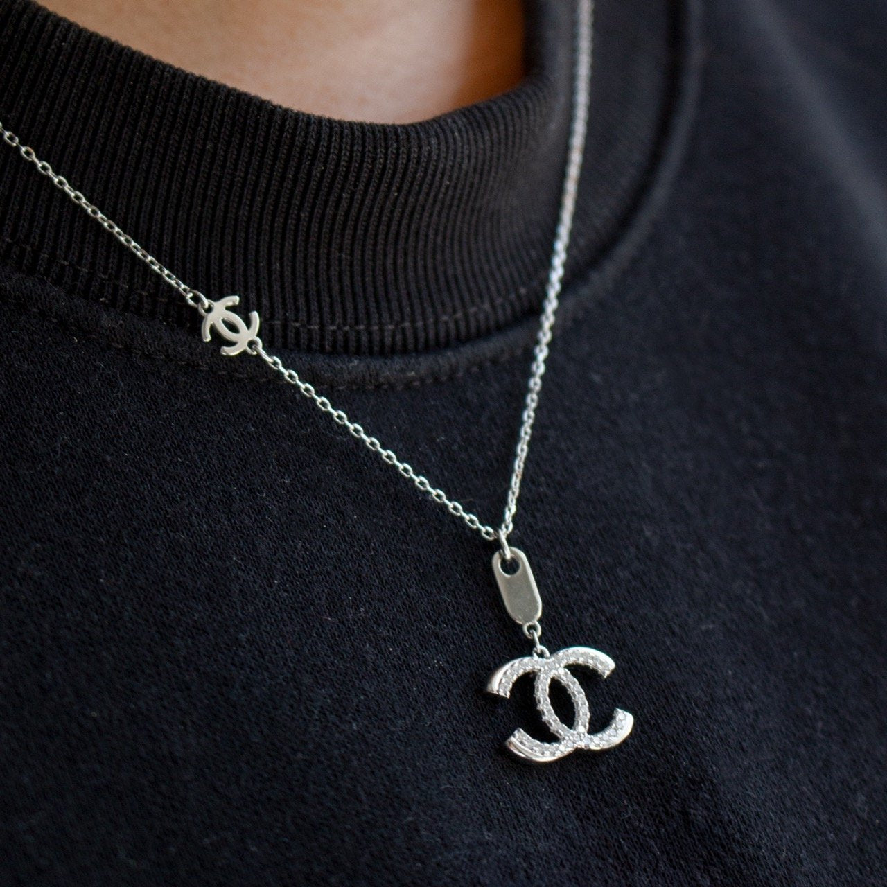 Sterling Silver Designer Inspired Necklace