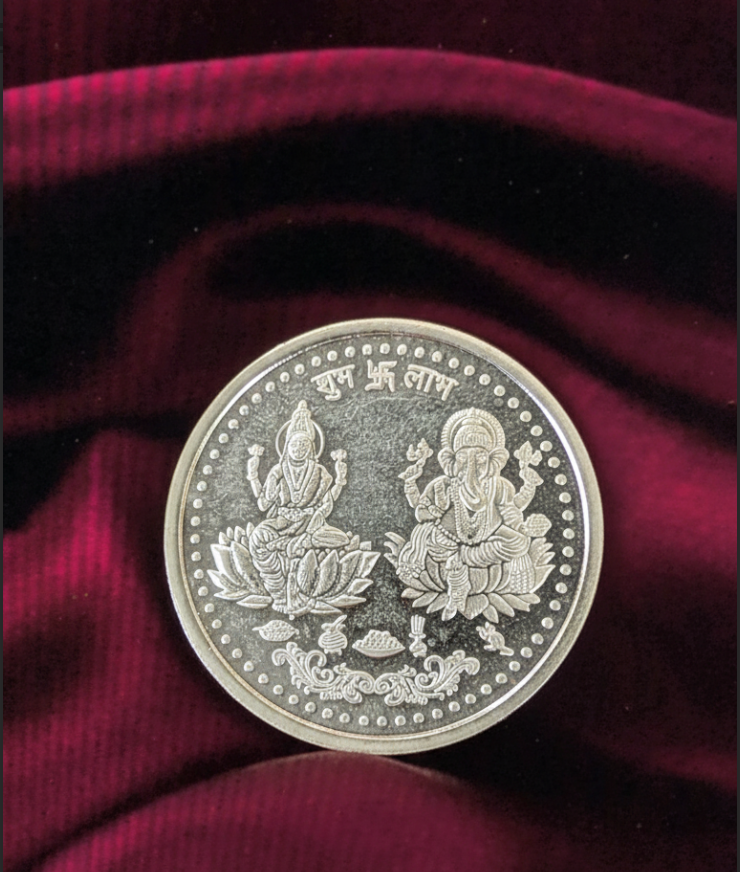 Lakshmi Ganesh Coin - 10 gms
