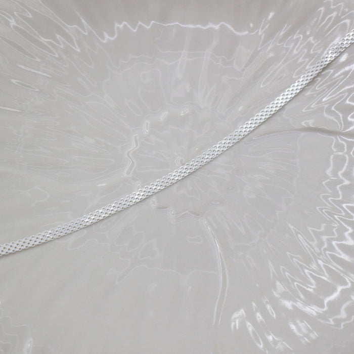 Sterling Silver Bismark Chain Anklet 3.85mm