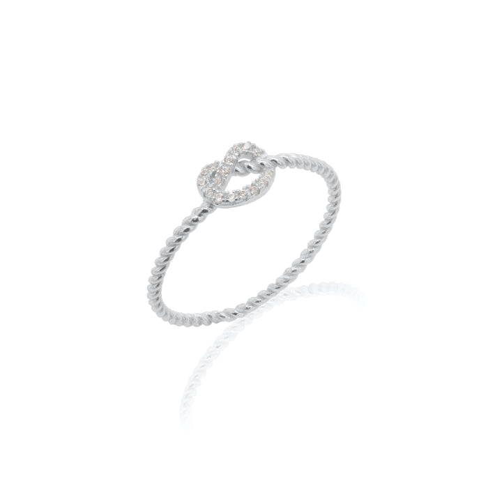 Sterling Silver Loveknot Ring