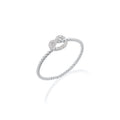 Sterling Silver Loveknot Ring